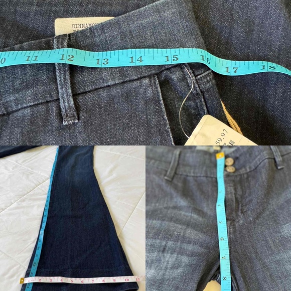 Dylan George Dark Blue‎ Straight Fit 5Pocket Style Metal Button Jeans Size 28 - Picture 8 of 8